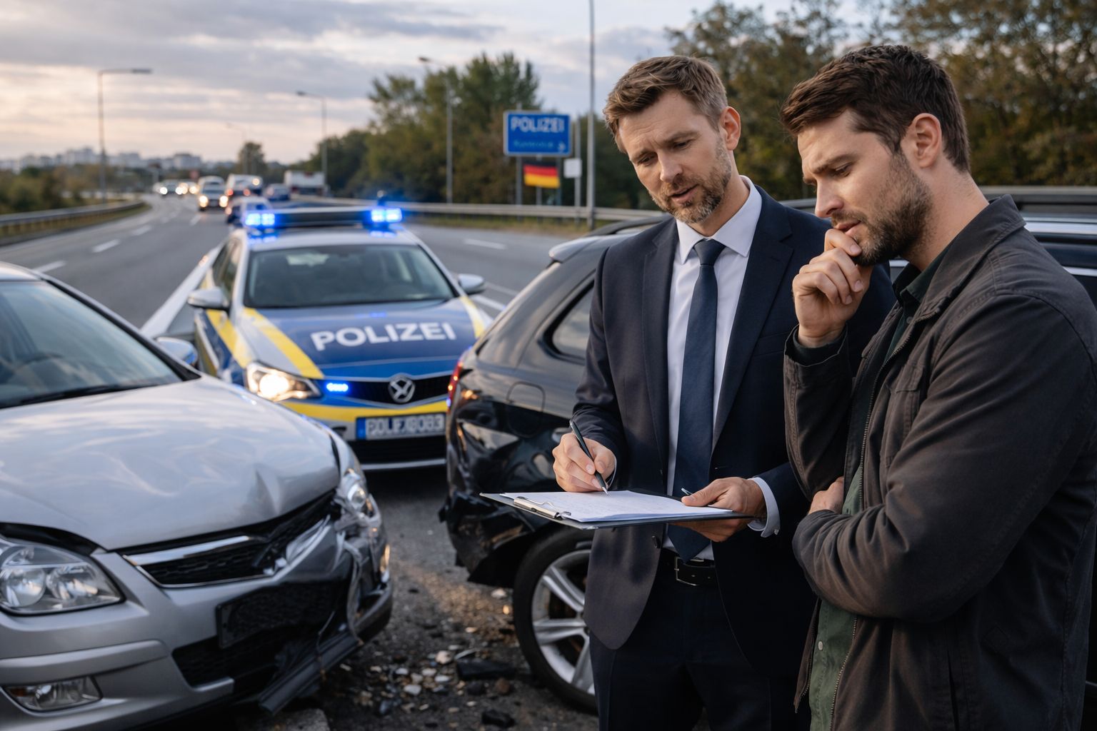 ДТП в Німеччині (Verkehrsunfall) — юридична допомога російською мовою в Берліні