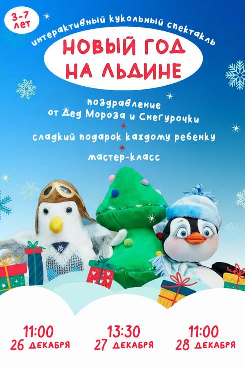 Детский спектакль «Новый год на льдине» в Берлине