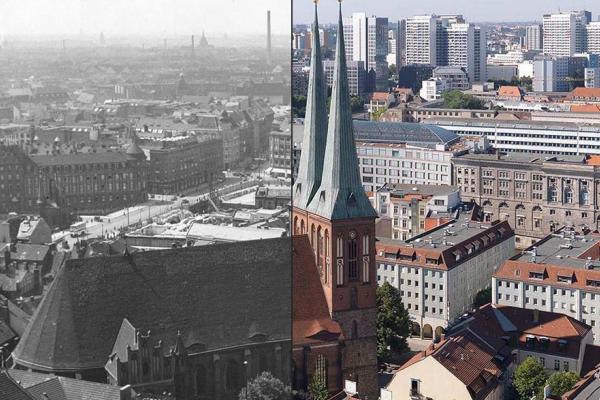 Берлинский район Митте сегодня и 90 лет назад