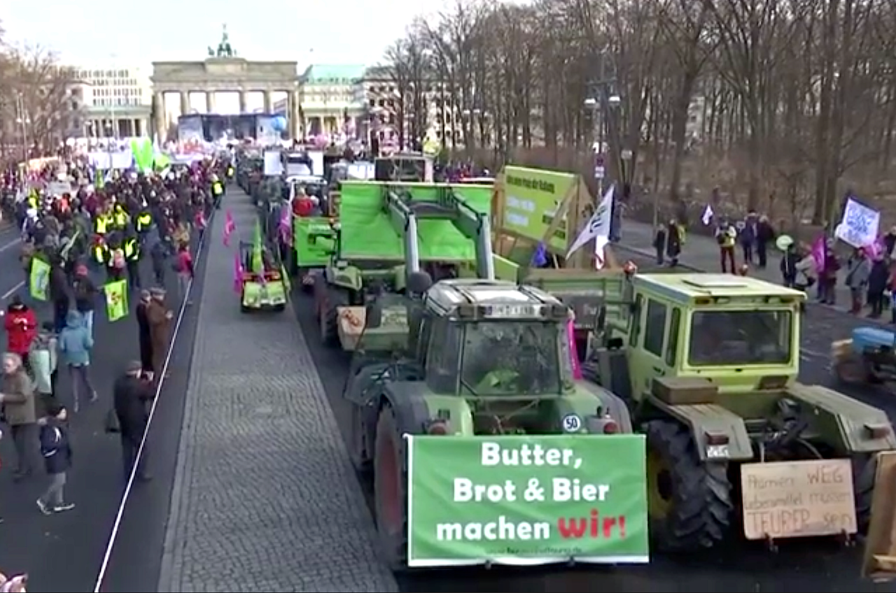 Необычное начало «Зеленой недели» в Берлине