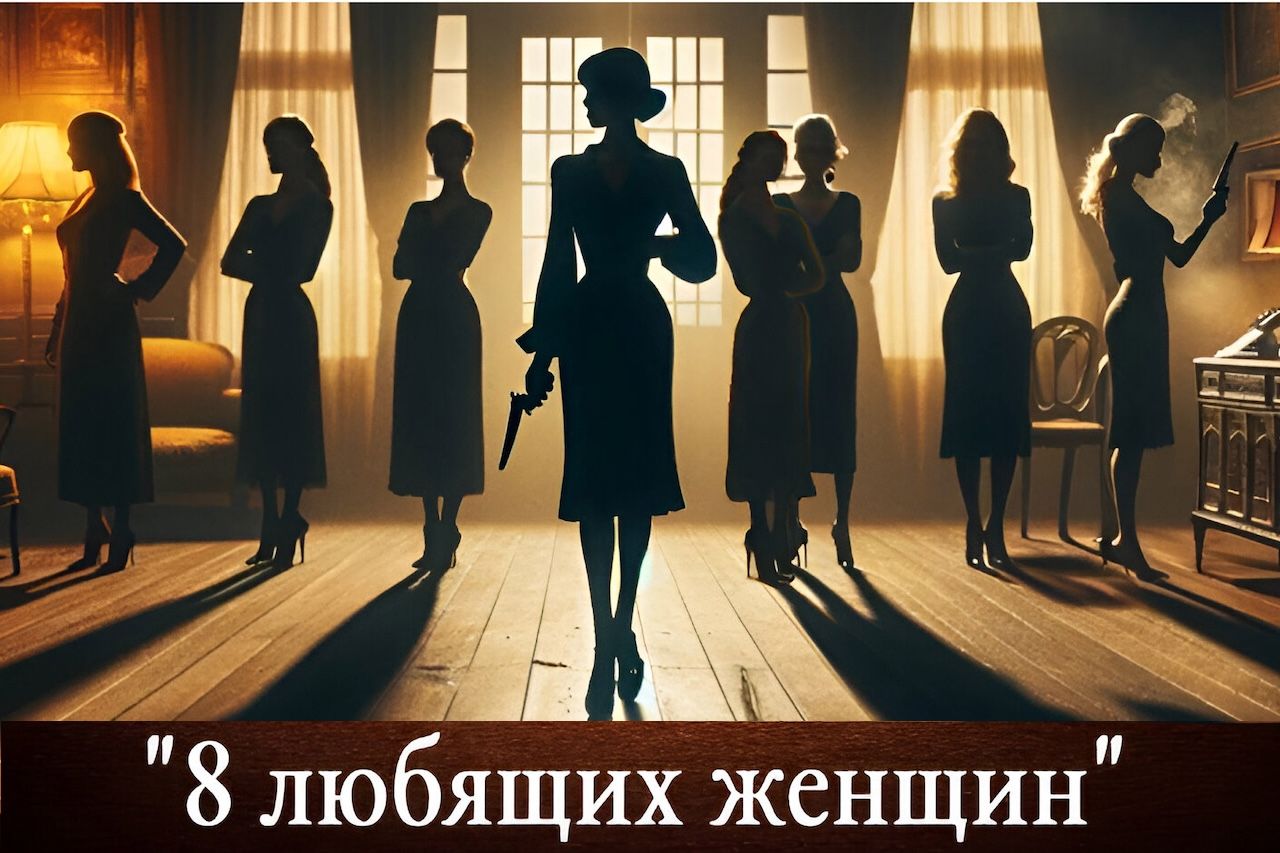 8 любящих женщин - спектакль на русском языке