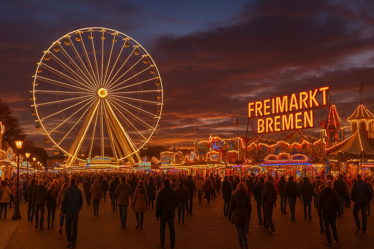 🎡 Freimarkt 2025 у Бремені: найстаріший ярмарок Німеччини