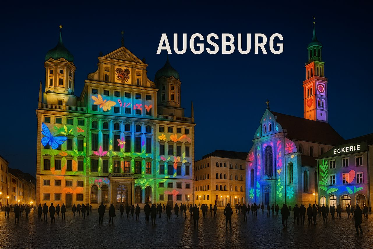 🌟 Light Nights in Augsburg: Die Stadt erstrahlt in neuen Farben