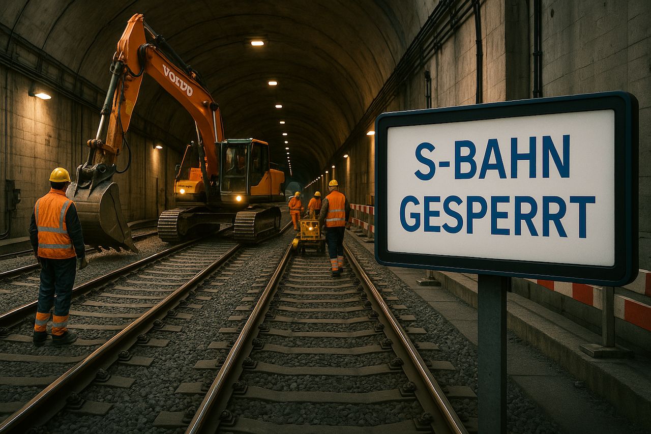 🚧 Sperrung der Münchner S-Bahn-Stammstrecke im Oktober 2025