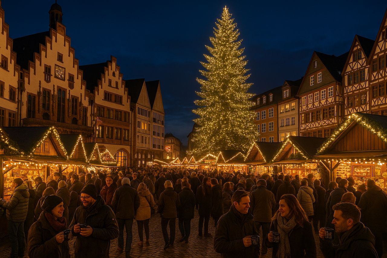 Frankfurter Weihnachtsmarkt 2025 – Festliche Stimmung im Herzen der Stadt