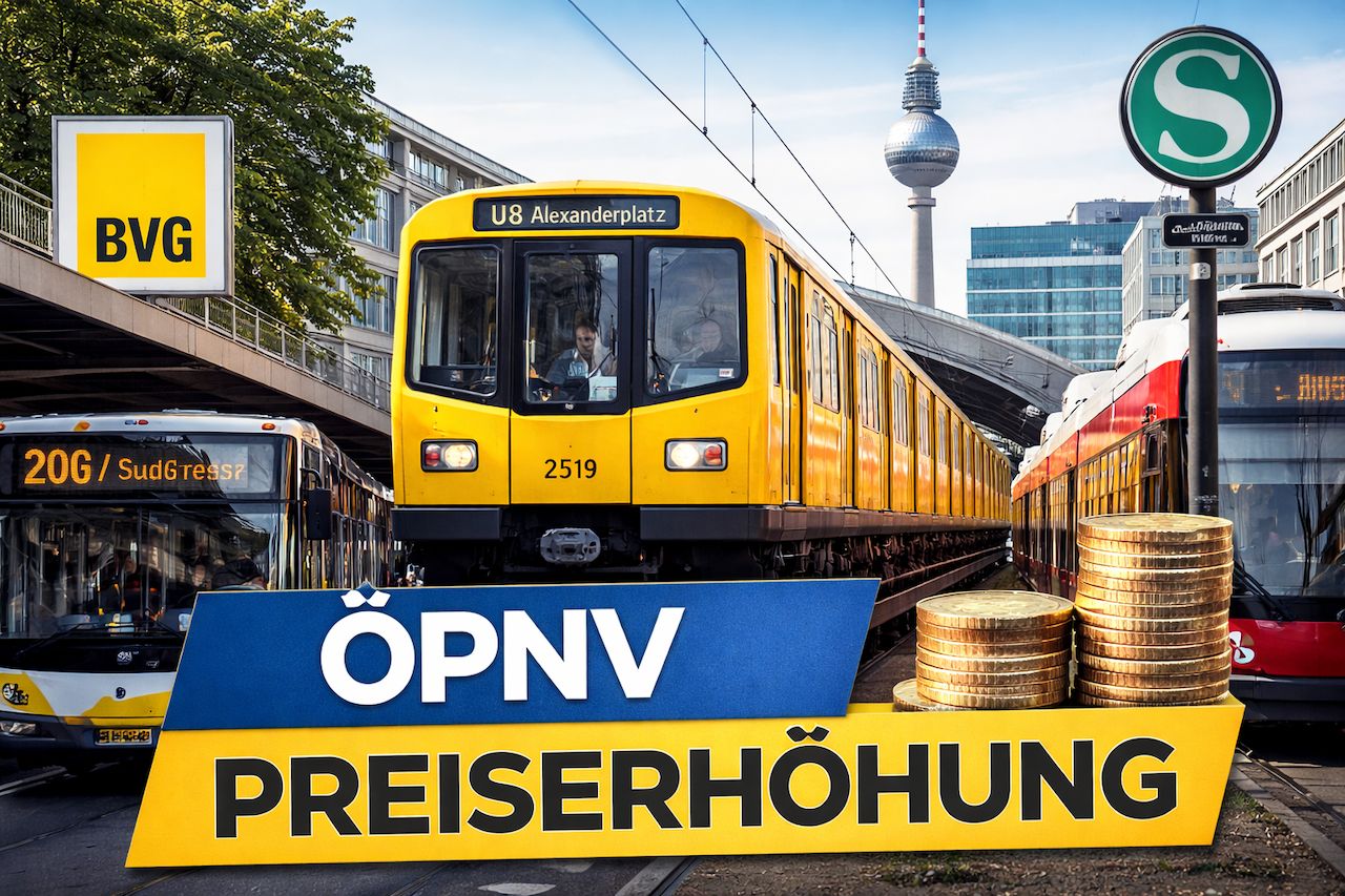 Berlin erhöht Fahrpreise im öffentlichen Nahverkehr