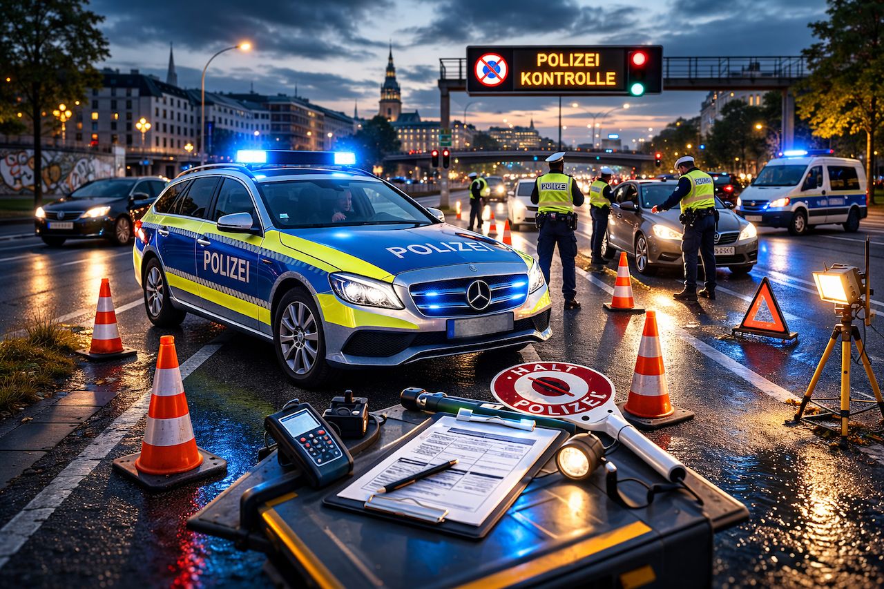 Hamburg: Über 1000 Verstöße bei Polizeikontrolle