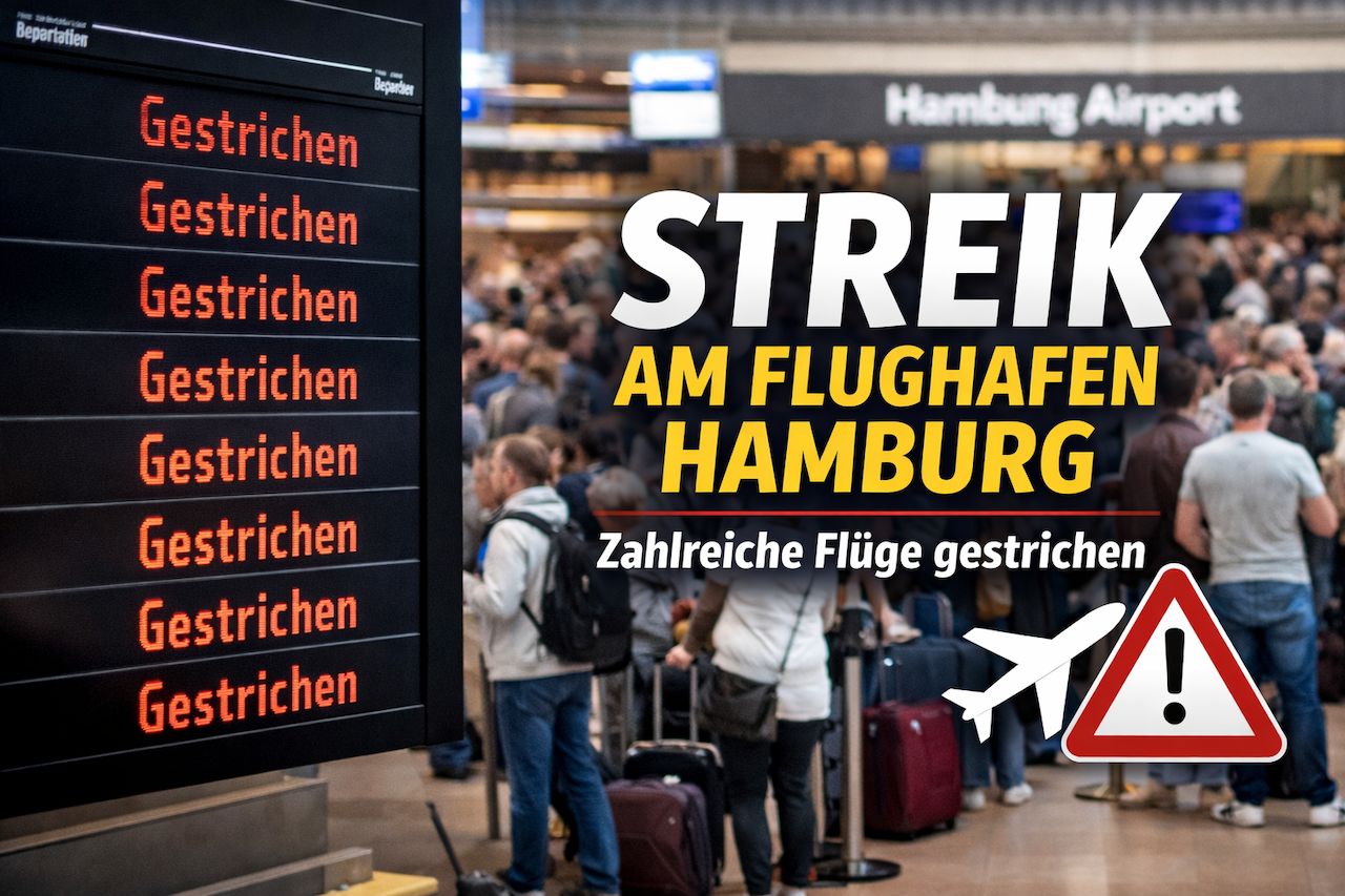 Забастовка в аэропорту Гамбурга: массовые отмены рейсов