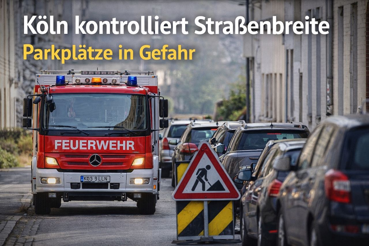 В Кёльне проверяют улицы: парковки могут исчезнуть