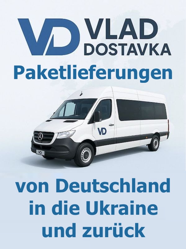 VLAD DOSTAVKA – Paketlieferungen aus die Ukraine nach Deutschland und zurück