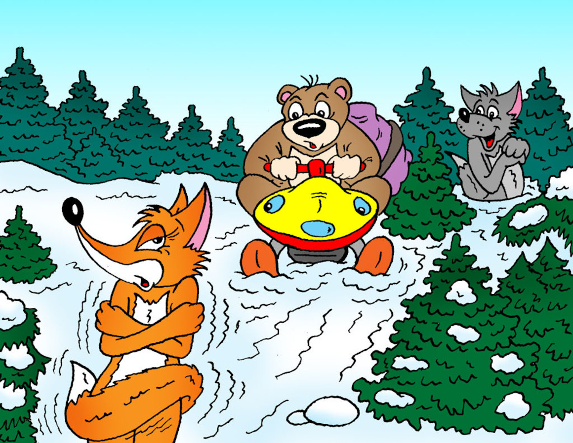 Картинка волк лиса медведь. Колобок заяц волк медведь лиса. "Лиса и волк" "Янтарный Сказ" 1995. Лиса, волк и медведь. Колобок иллюстрации.