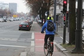 Берлин: зеленая волна для велосипедистов