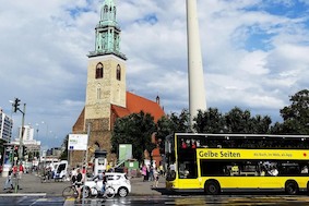 Автобусы на электрической тяге в Берлине