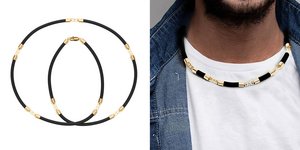 Жгуты с золотыми элементами