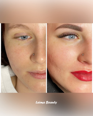 Перманентный макияж всех зон, а также наращивание ресниц