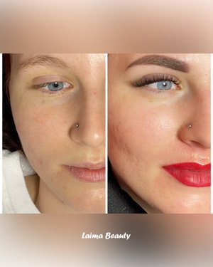 Перманентный макияж - профессиональная работа в салоне красоты Laima Beauty!