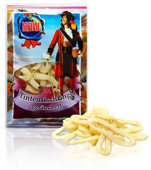 Сушеные кольца кальмара в Германии