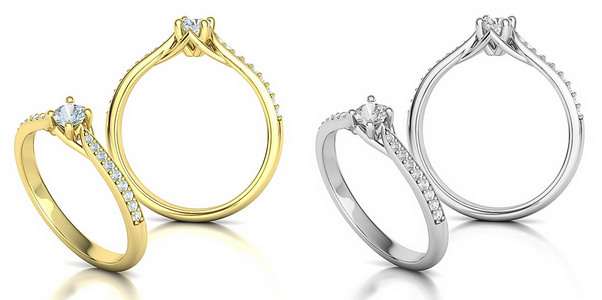 Manufacturing of gold rings with diamonds in Berlin