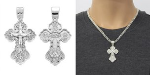 Крестики православные и католические из серебра в Берлине