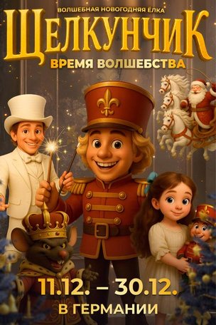 Новогодняя детская елка «Щелкунчик» в Мюнхене 2025