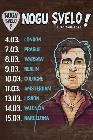 Группа "Ногу свело" в Берлине (Германия). Тур по Европе 2026
