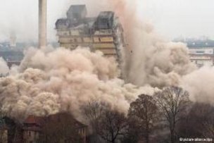 Самое высокое здание Европы снесено