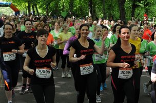 Лейпциг: бегут только женщины