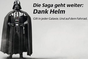 Дарт Вейдер научит велосипедистов носить шлем