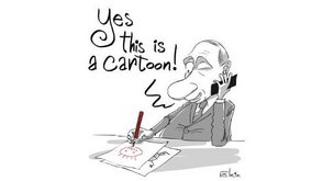 Берлин: выставка политической карикатуры