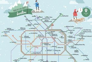 Снег в Берлине: с какой горы можно прокатиться на санках?