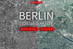 Берлин в 1928 году и сегодня