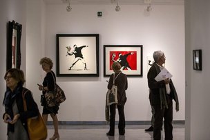 Нелегальная легальная выставка Бэнкси в Берлине