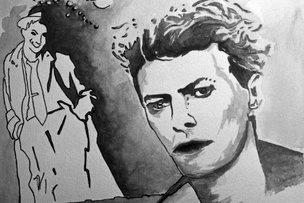 Открытие улицы Дэвида Боуи в Париже