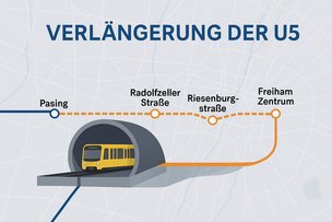 Линия метро U5 в Мюнхене расширяется на запад