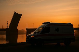 Гамбург. Женщина родила ребёнка возле разводного моста