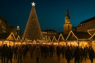 Christmas Market 2025 - one of Germany’s tallest Christmas trees