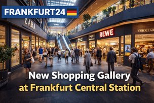 New Shopping Gallery at Frankfurt Central Station