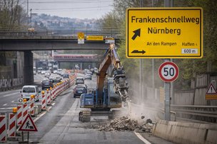 В Нюрнберге ограничат движение на Frankenschnellweg