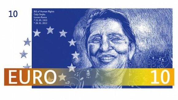 Художественный взгляд на 10 евро