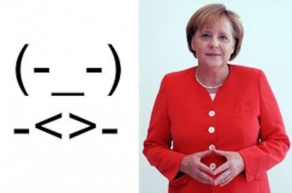 Личный смайлик Ангелы Меркель