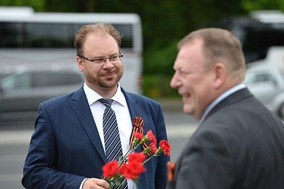 Любовь Глебова приняла участие в возложении цветов к мемориалу в Тиргартене
