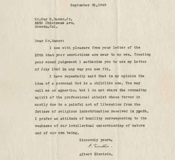 Письма Эйнштейна продадут за 1 млн евро