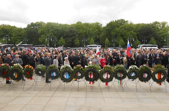 Празднование 74-ой годовщины Победы в Берлине