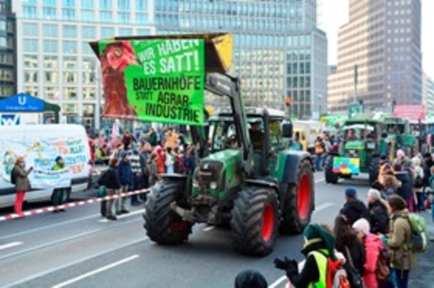 Немецкие фермеры против свободной торговли с США
