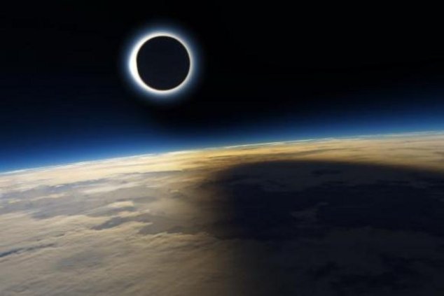 Видеотрансляция солнечного затмения