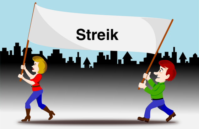 Забастовки 13 и 15 февраля в Берлине