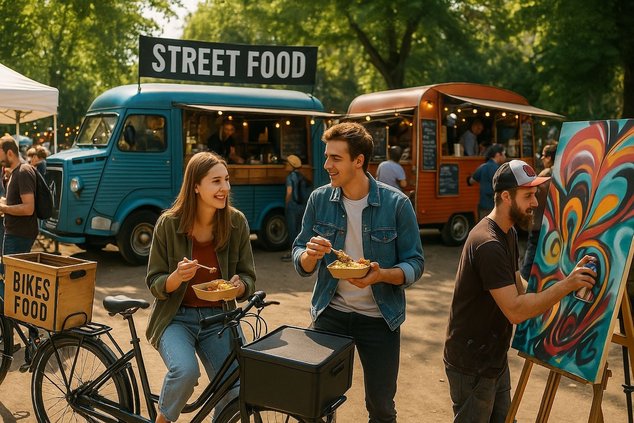 Впервые в Берлине: фестиваль «Street Food auf Rädern»