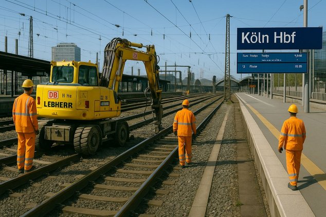 Главный вокзал Кёльна — поезда остановятся на 10 дней