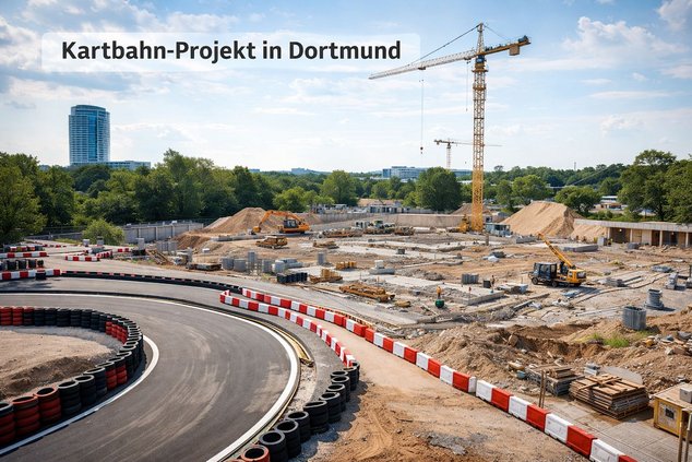 JP Performance baut Kartbahn und Hotel in Dortmund