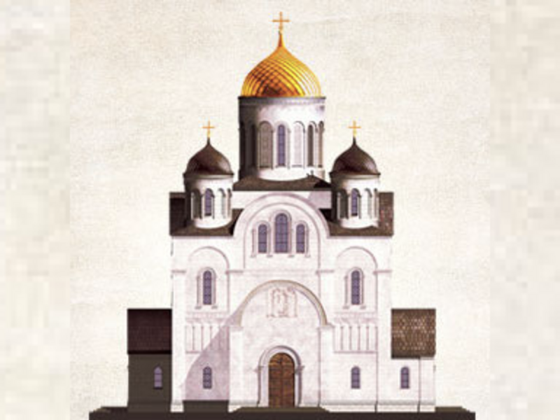 Russische orthodoxe Mariä-Geburt-Kirche in München